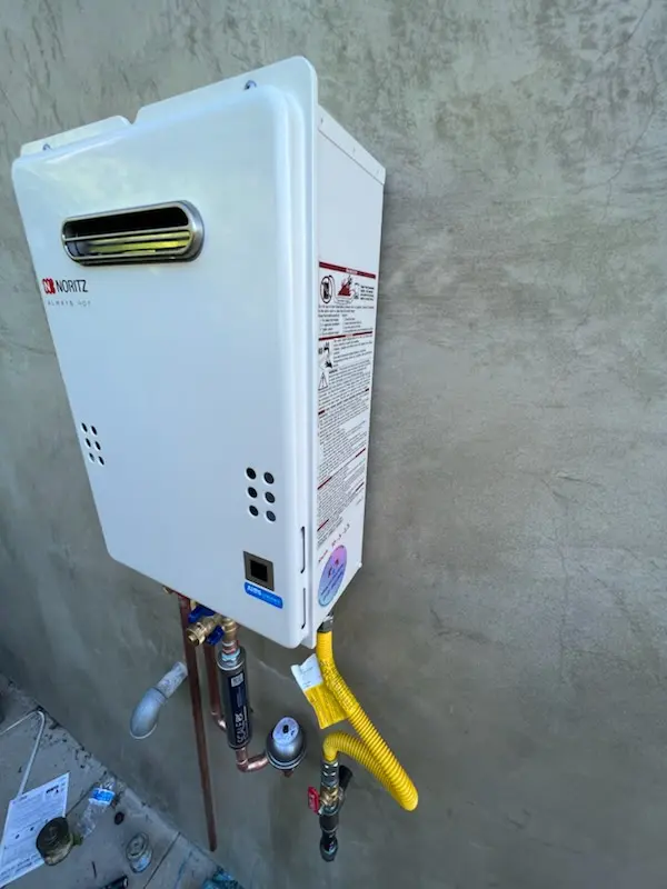 Tankless water heater installation for Greesons Crossroads homes